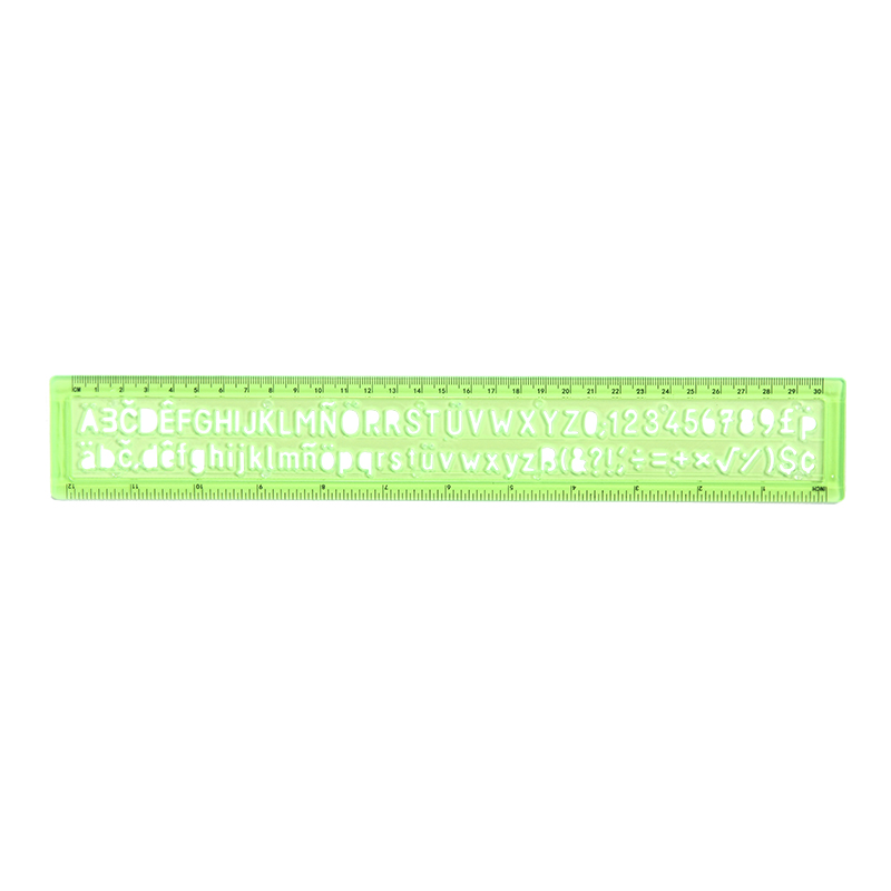 CK1024 30CM letter ruler - 浙江科加文体用品有限公司